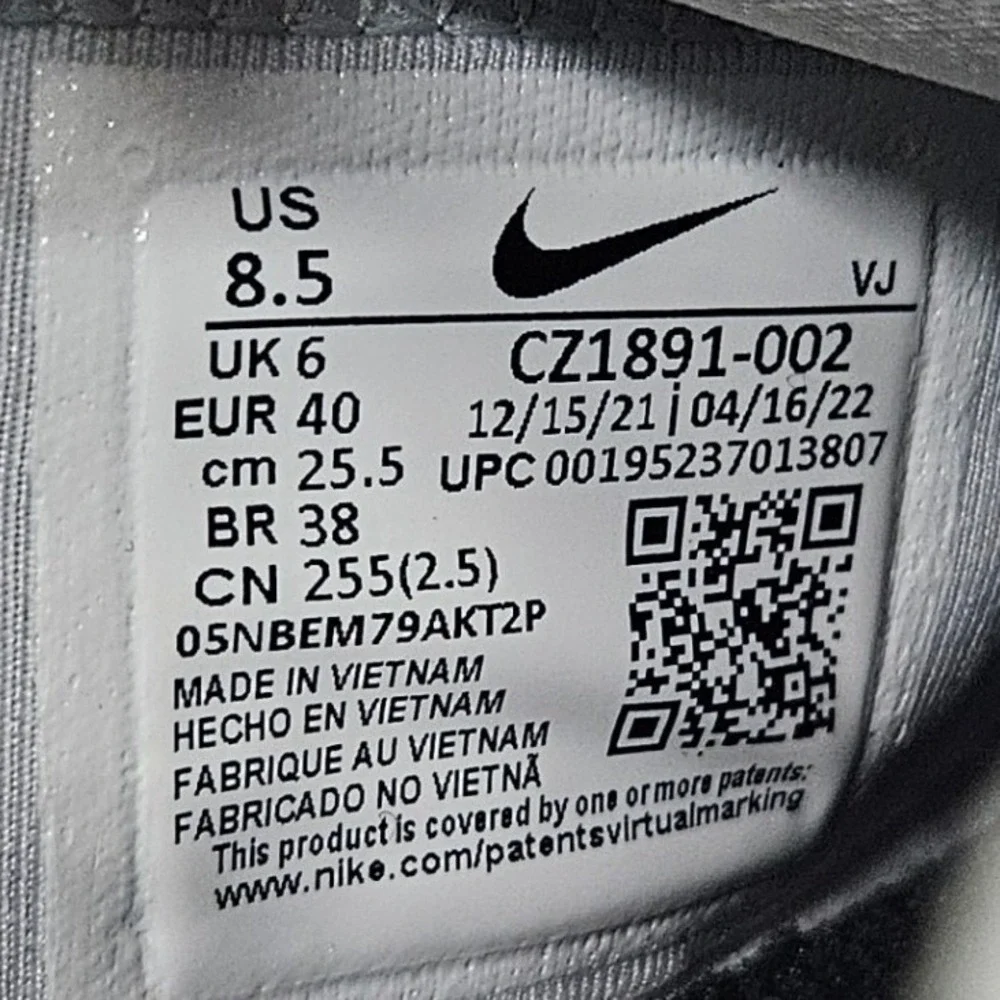 Nike Free RN 5.0 Next Nature Running Shoes CZ1891-002 Platinum Women Size 8.5